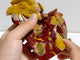 2 Pieces Mookaite Flying Dragon Castle Carving #3