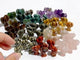 10 Types Mini Angel Carving Rose Quartz Moss Agate