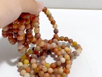 8mm Yellow Agate Bracelets Wholesale