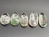 5 Pieces Beautiful Dolphin Garden Quartz Inner Scene Carving