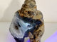 Unique Volcano Agate King Kong Ape Carving #8