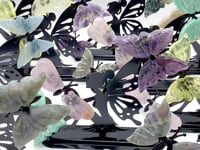Mixed Materials Butterfly Wing Carving With Butterfly Fairy Stand Wholesale