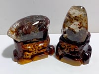2 Pieces Garden Quartz With Stand
