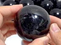 18 Pieces Black Tourmaline Spheres