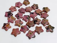 3CM Rhodonite Star Carving Wholesale