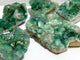 5 Pieces Green Fluorite Raw Specimen Cubic Stone