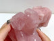 2 Pieces Beautiful Rose Quartz Elephant Carving