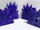 4 Pieces Lapis Lazuli Nine-tailed Fox Carving