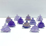 Purple Fluorite Christmas Tree Carving Wholesale - Wholesale Crystals