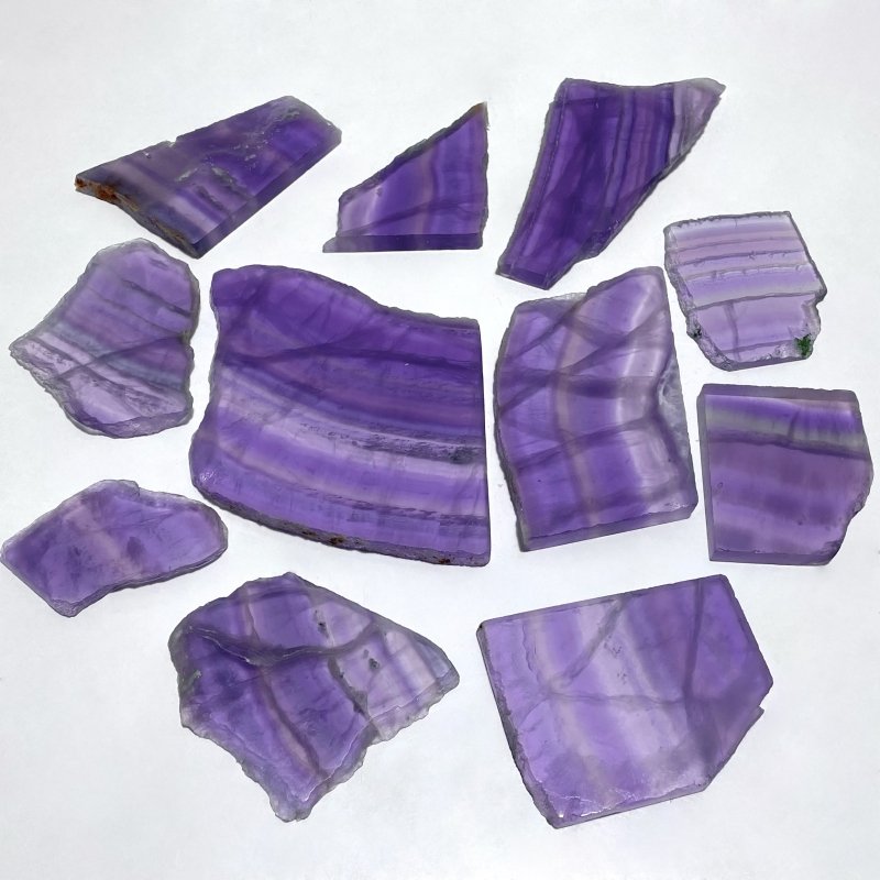 Purple Fluorite Slab Wholesale - Wholesale Crystals