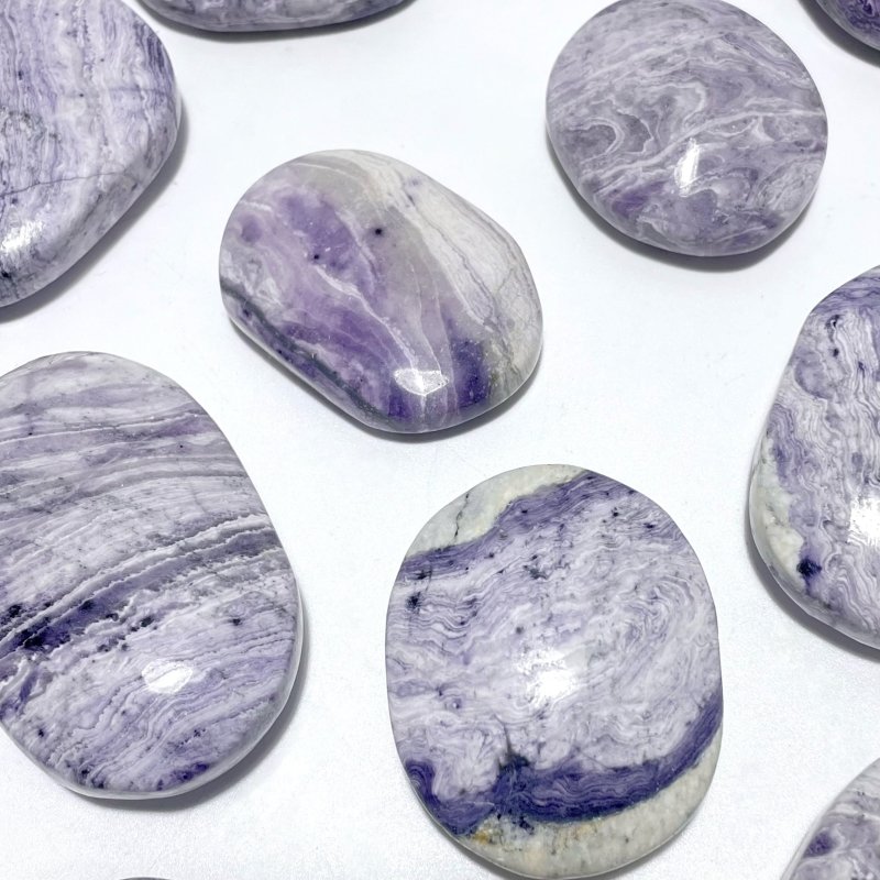 Purple Stripe Jasper Palm Wholesale - Wholesale Crystals