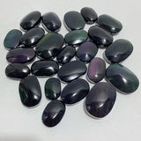 Rainbow Cat Eye Obsidian Palm Stone Wholesale - Wholesale Crystals