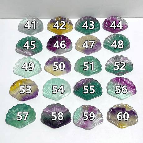 Rainbow Fluorite Shell Wholesale (No.41-60) -Wholesale Crystals