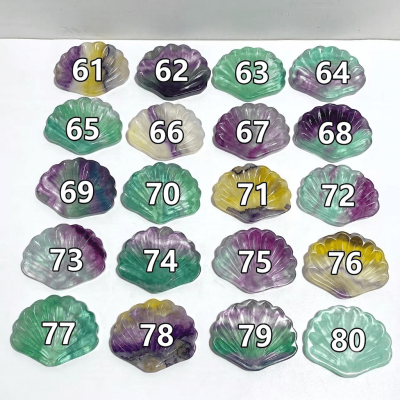 Rainbow Fluorite Shell Wholesale (No.61-80) -Wholesale Crystals