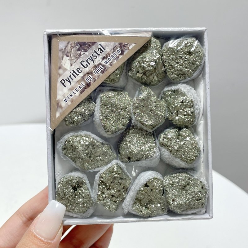 Raw Pyrite Small Gift Box - Wholesale Crystals