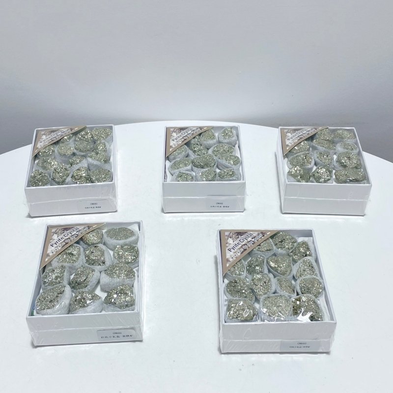 Raw Pyrite Small Gift Box - Wholesale Crystals