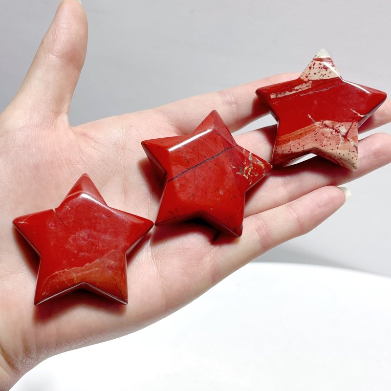 Red Jasper Moon And Star Wholesale - Wholesale Crystals