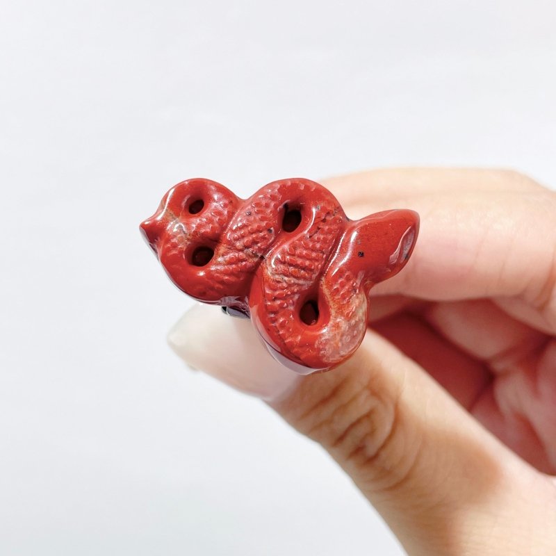 Red Jasper Snake Car Air Vent Clips Wholesale Car Accessories - Wholesale Crystals