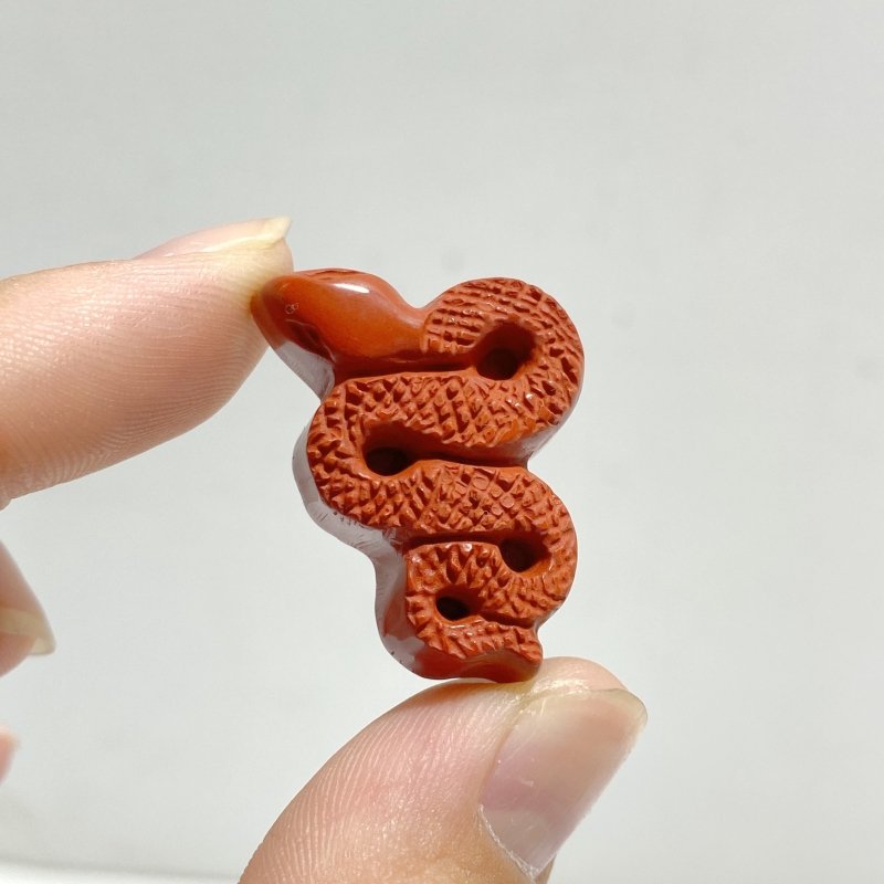 Red Jasper Snake Carving Wholesale -Wholesale Crystals