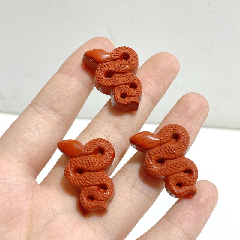 Red Jasper Snake Carving Wholesale -Wholesale Crystals