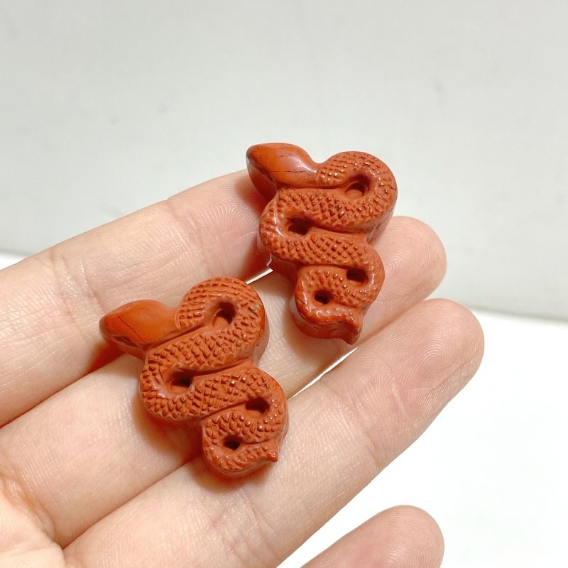 Red Jasper Snake Carving Wholesale -Wholesale Crystals