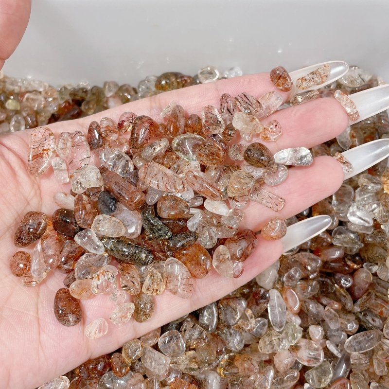 Red Rutile Gravel Chips Wholesale - Wholesale Crystals