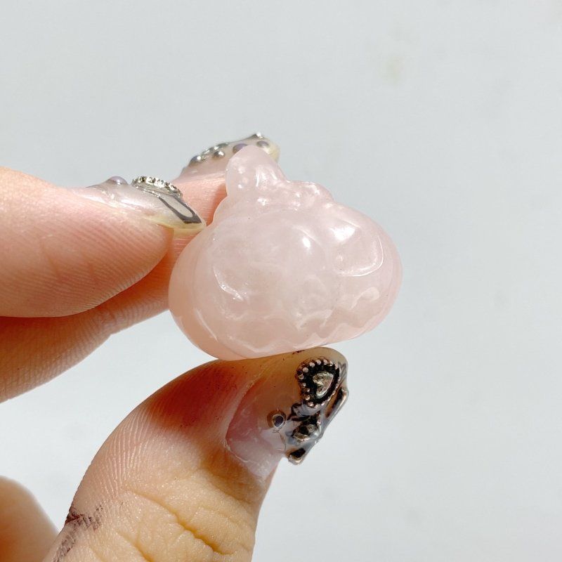 Rose Quartz Red Jasper Pumpkin Halloween Wholesale -Wholesale Crystals