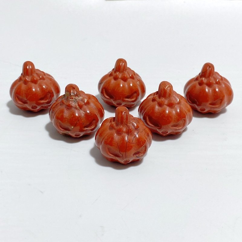 Rose Quartz Red Jasper Pumpkin Halloween Wholesale -Wholesale Crystals