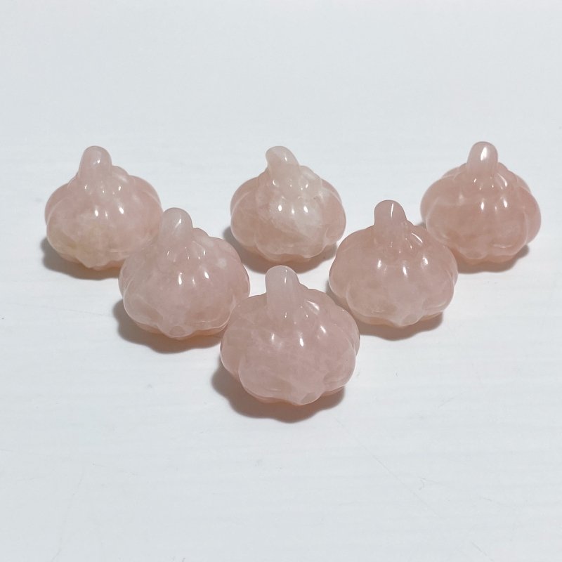 Rose Quartz Red Jasper Pumpkin Halloween Wholesale -Wholesale Crystals