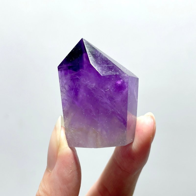 Short Fat Amethyst Free form Points 1.3 - 2in Wholesale - Wholesale Crystals