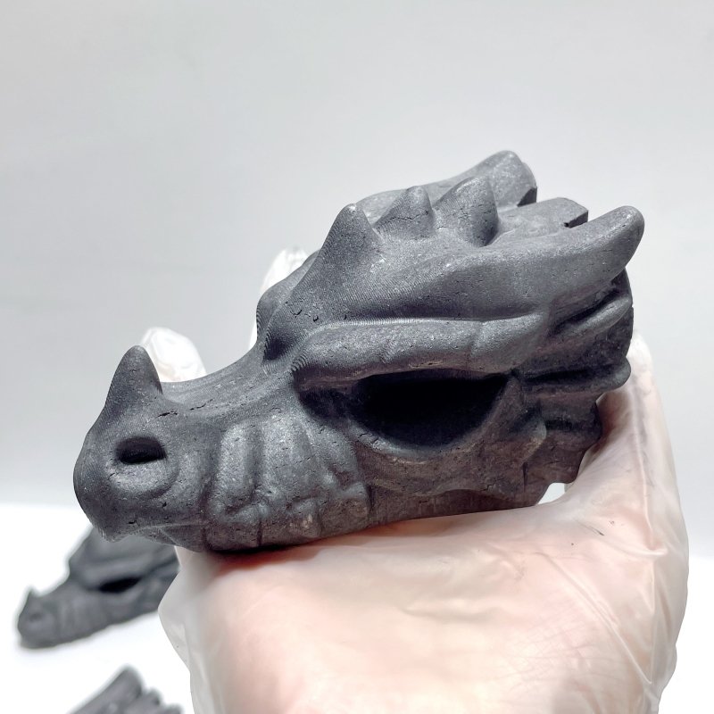 Shungite Dragon Head Carving Wholesale - Wholesale Crystals