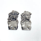 Silver Sheen Obsidian Medusa Carving Wholesale -Wholesale Crystals