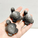 Silver Sheen Obsidian Turtle Carving Wholesale - Wholesale Crystals