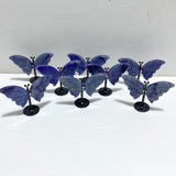Small Blue Aventurine Butterfly Carving With Stand Wholesale -Wholesale Crystals