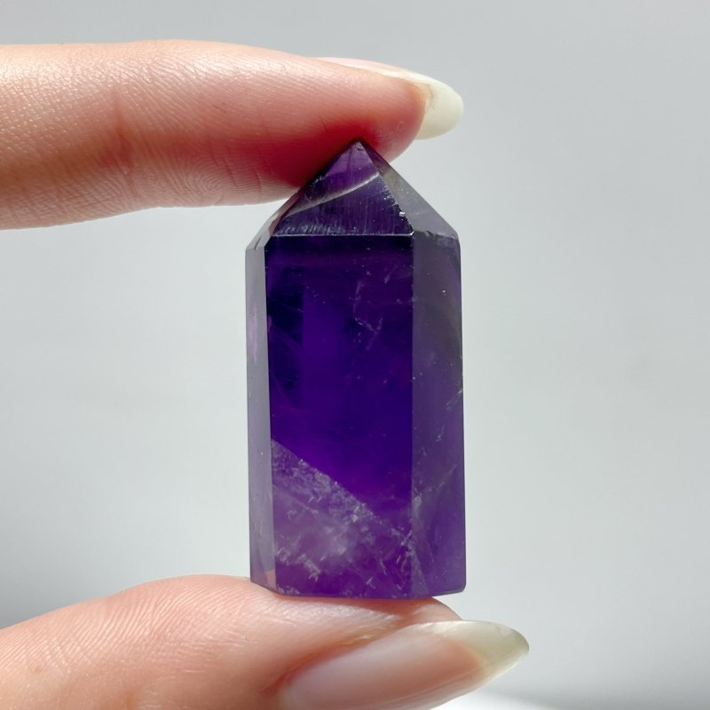 Small Deep Purple Amethyst Points Wholesale - Wholesale Crystals