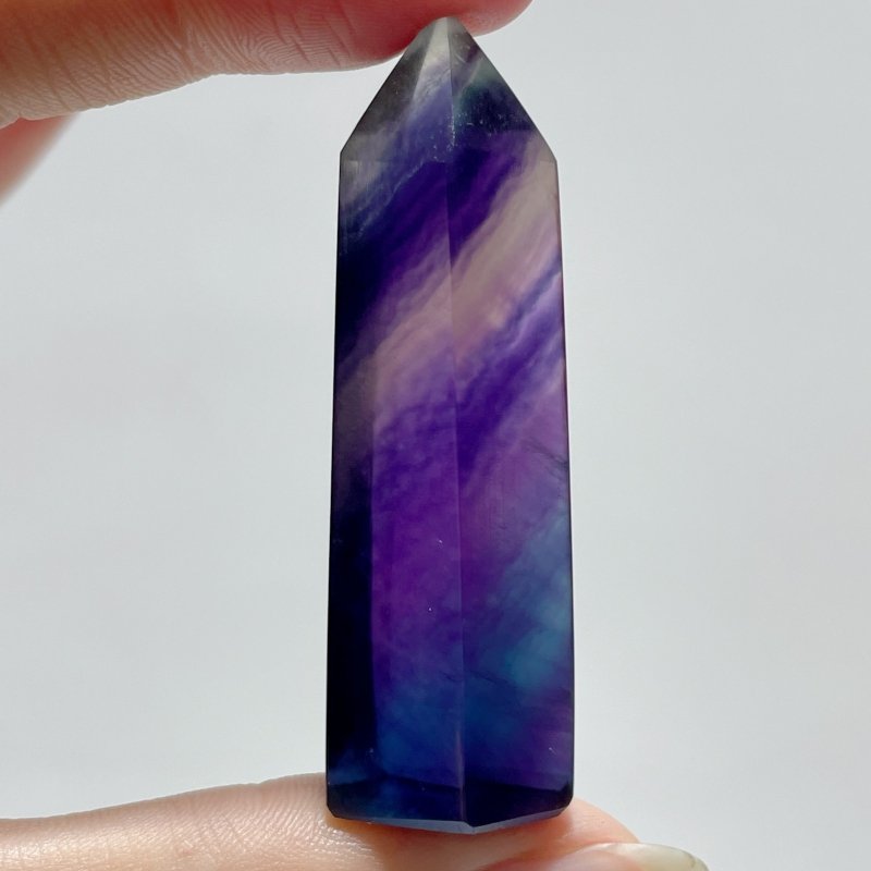 Small Rainbow Fluorite Point Tower Wholesale - Wholesale Crystals