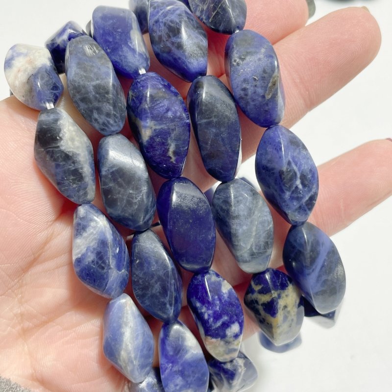 Sodalite Bracelets Flame Shape Twist Beads Wholesale - Wholesale Crystals