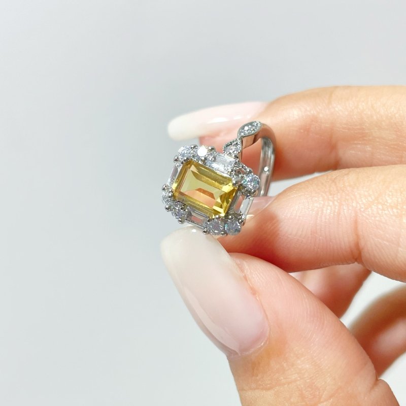 Sugar Cube Citrine Ring Wholesale - Wholesale Crystals