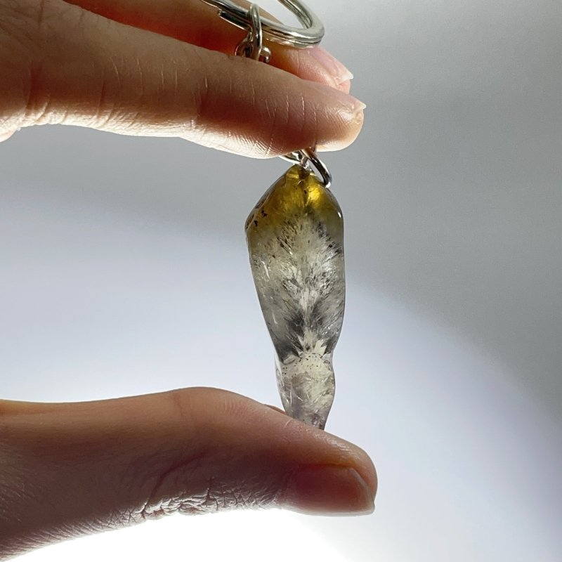 Super 7 Crystal Keychain Wholesale Mixed Citrine Geothite -Wholesale Crystals