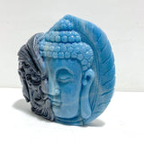 Trolleite Half Mara and Half Buddha Carving For Collection - Wholesale Crystals