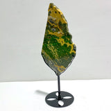Unique 8th Vein Ocean Jasper Slab With Stand 8 - Wholesale Crystals