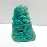 Unique Amazonite Landscape Pavilion Carving 7 - Wholesale Crystals