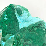 Unique Chrysocolla Mixed Malachite Specimen With Stand -Wholesale Crystals