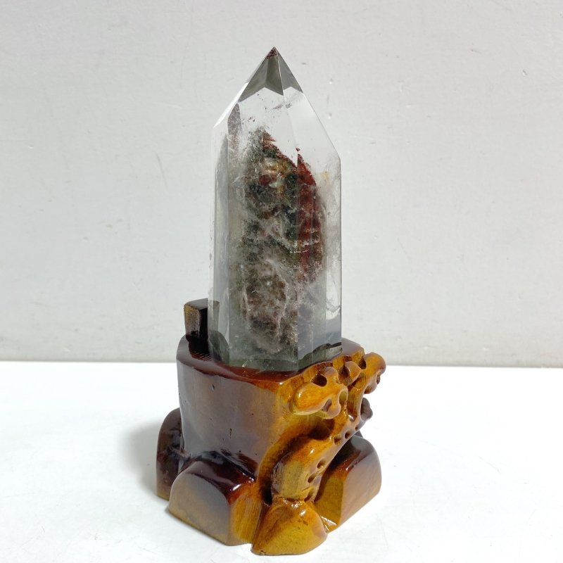 Unique Garden Quartz Point With Stand -Wholesale Crystals