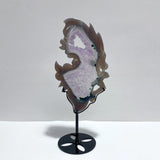 Unique Geode Druzy Agate Butterfly Fairy Carving With Stand - Wholesale Crystals