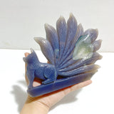 Unique Geode Druzy Agate Nine - tailed Fox Carving 2 - Wholesale Crystals