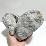Unique Large Aura Quartz Cluster Heart With Stand 6 - Wholesale Crystals