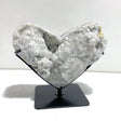 Unique Large Aura Quartz Cluster Heart With Stand 6 - Wholesale Crystals