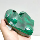 Unique Malachite Heart With Stand -Wholesale Crystals