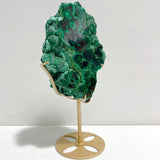 Unique Malachite Raw Bottom With Stand -Wholesale Crystals